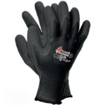 Lateksne radne rukavice DRAGO BLACK