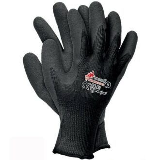 Lateksne radne rukavice DRAGO BLACK