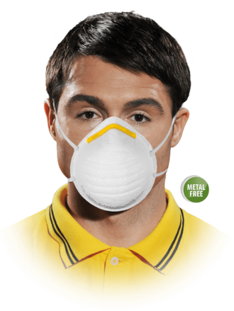 Respirator EASY FFP1 zaštitni, bez metalnih dijelova, 25 komada