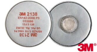 3M™ 2138 P3R filter za zaštitu od čestica i virusa, pakiranje od 2 komada