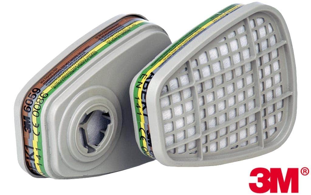 3M™ 6059 ABEK1 filter za plinove i pare, pakiranje od 2 komada 3M™ 6059 ABEK1 filter za plinove i pare, pakiranje od 2 komada