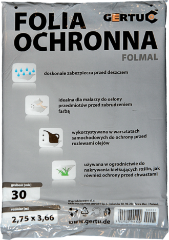 Zaštitna prekrivna folija GERTUC 2,75 x 3,66 m
