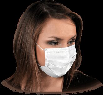 Higijenske maske LOOP bijele, pakiranje od 10 komada