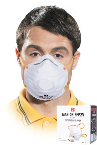 EASY CR FFP2 respirator s ventilom za izdisanje, pakiranje od 10 komada