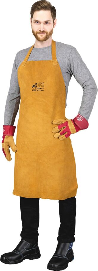 Leder-Schweißerschürze WELD 60 x 90 cm