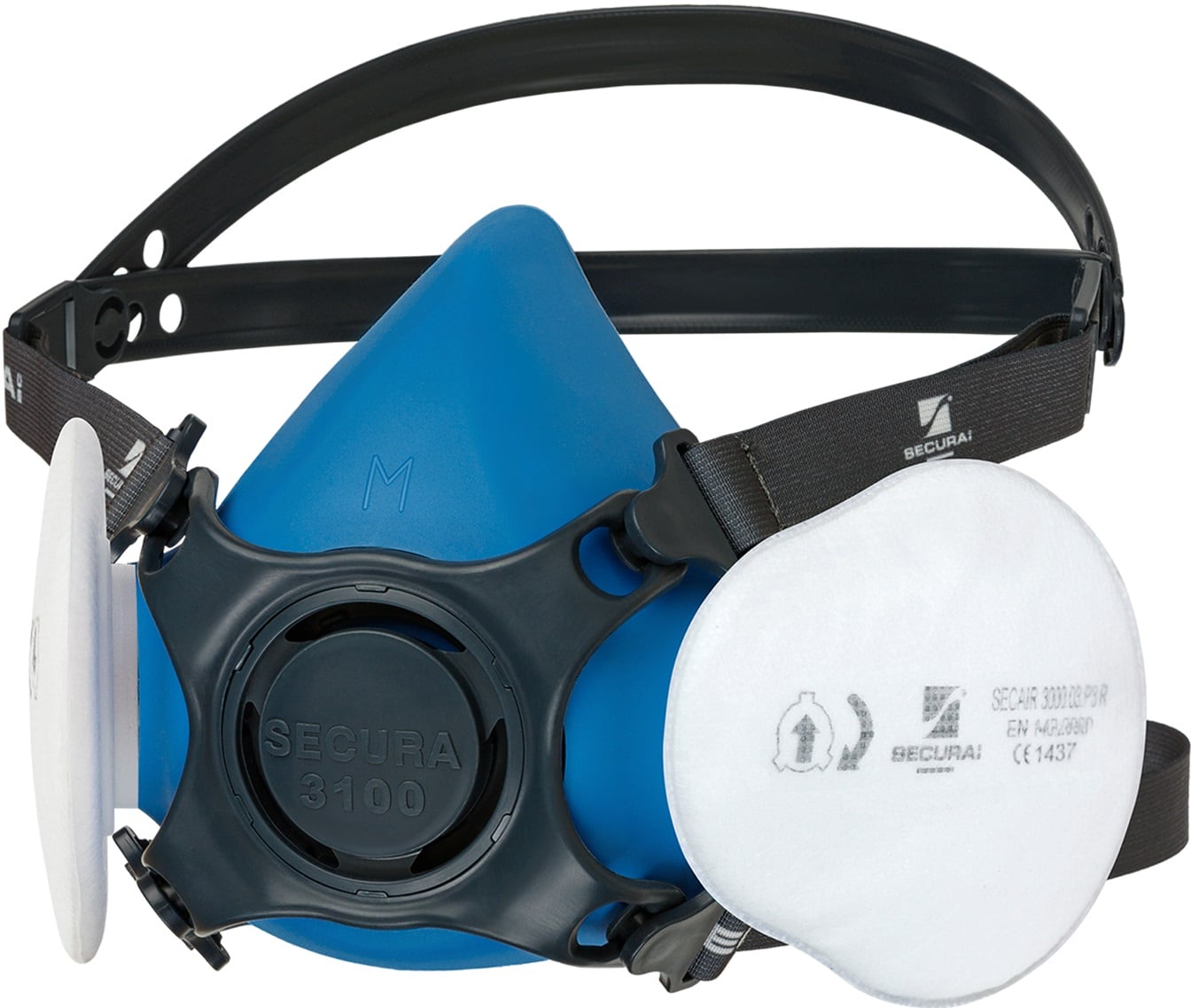 SECURA 3100 DUST set polumaske s filtrima P3 SECURA 3100 DUST set polumaske s filtrima P3