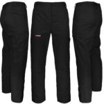 Radne hlače do struka SIMPLE BLACK