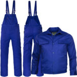 Radni komplet s tregerima ALFA BLUE