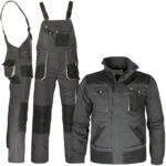FORCE GREY radni komplet s tregerima