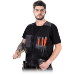 Montažerski radni prsluk HARDER BLACK 2.0