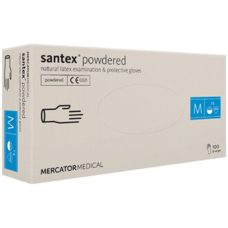 MERCATOR Santex® dijagnostičke lateksne rukavice, 100 komada, pudrane