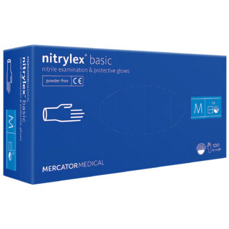 Nitrylex® basic medicinske nitrilne rukavice bez pudra