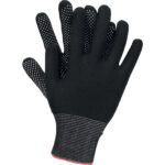 Radne rukavice s točkicama DOT SIMPLE black