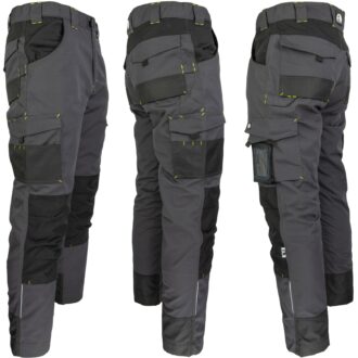 Izdržljive radne hlače BUILDER BLACK