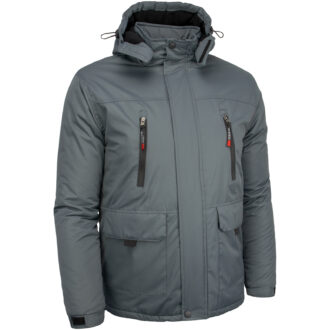 Zimska radna jakna s kapuljačom NORWAY GREY