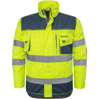 Radna jakna visoke vidljivosti PROFI HIVIS NAVY