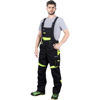 TANZO FLUO radne hlače s tregerima
