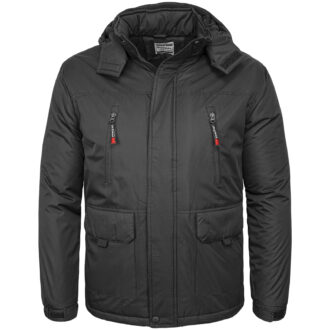 Zimska radna jakna s kapuljačom NORWAY BLACK