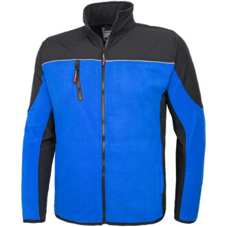 Arbeitsjacke aus Fleece und Softshell, SHELL BLUE