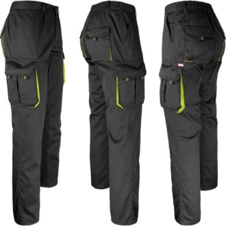Ženske radne hlače s elastanom FRAULAND BLACK