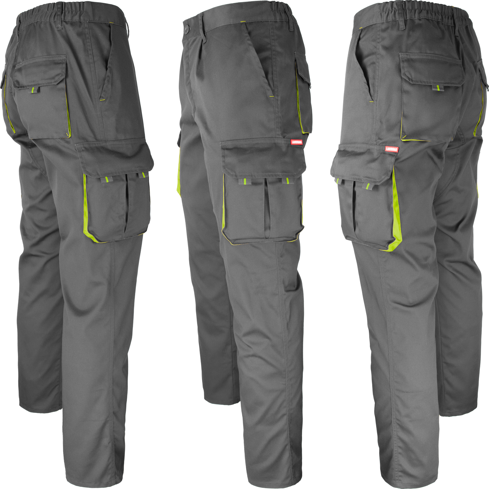 Radne hlače s elastanom MANNLAND GREY Radne hlače s elastanom MANNLAND GREY
