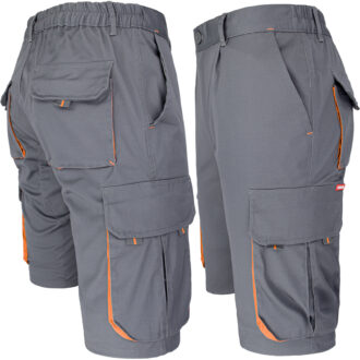 Ženske radne kratke hlače s elastanom FRAULAND GREY