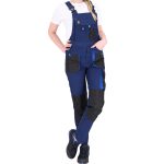 FIO NAVY ženske radne hlače s prsnikom