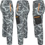 Radne kamuflažne softshell hlače ORKAN CAMU