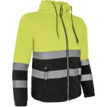 Ženska reflektirajuća flis dukserica s kapuljačom MANTIS HOOD YELLOW