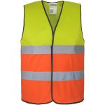 ALEXIS DUAL YELLOW ORANGE dvobojni reflektirajući prsluk