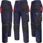 Arbeitsoveralls bis zur Taille PROFI NAVY RED 2.0