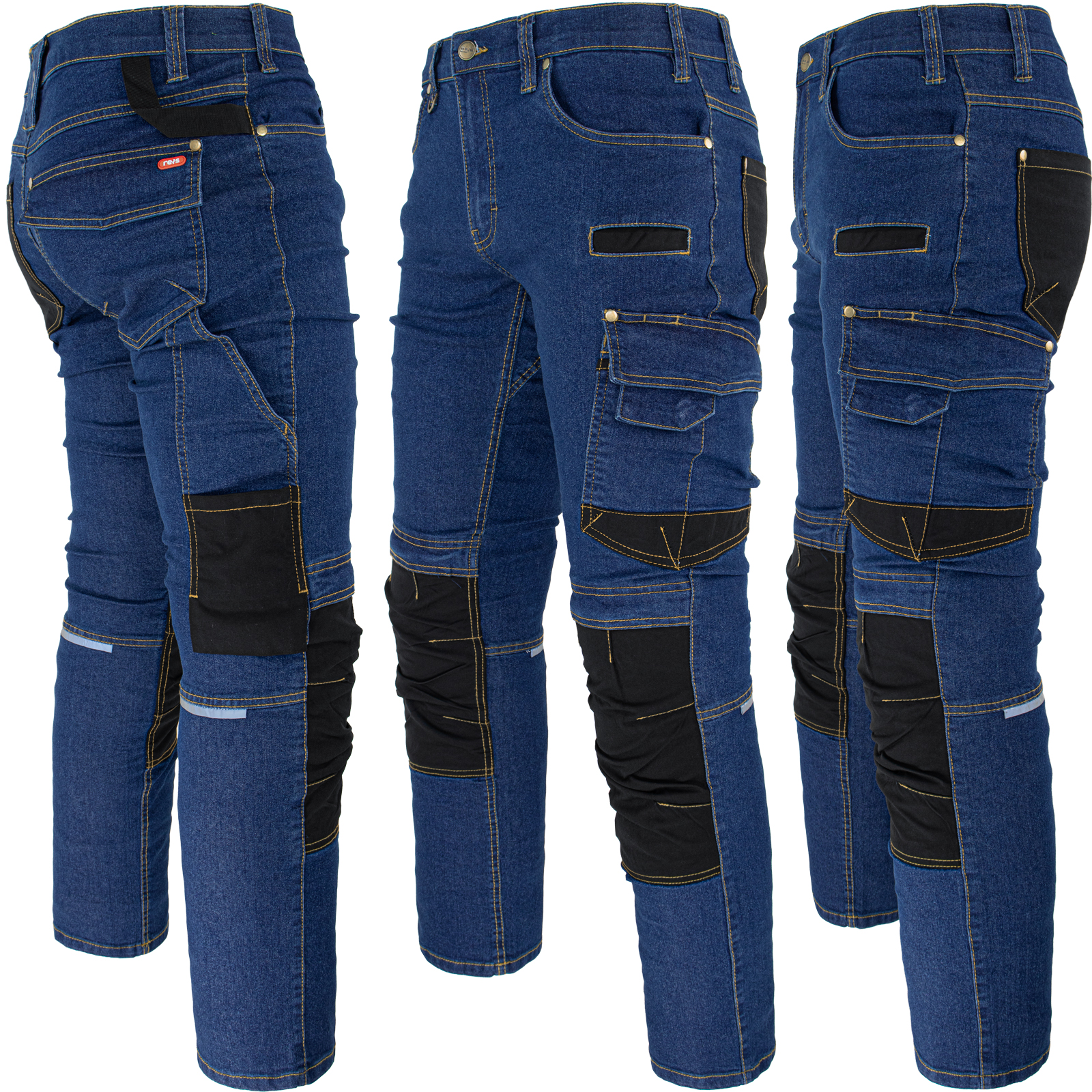 Radne traper hlače rastezljive JEANS STRETCH BLUE Radne traper hlače rastezljive JEANS STRETCH BLUE