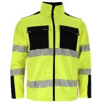 Reflektirajuća softshell radna jakna PRIZMAT YELLOW