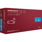 Dijagnostičke lateksne rukavice MERCATOR Ambulance® High Risk, 50 komada, bez pudra