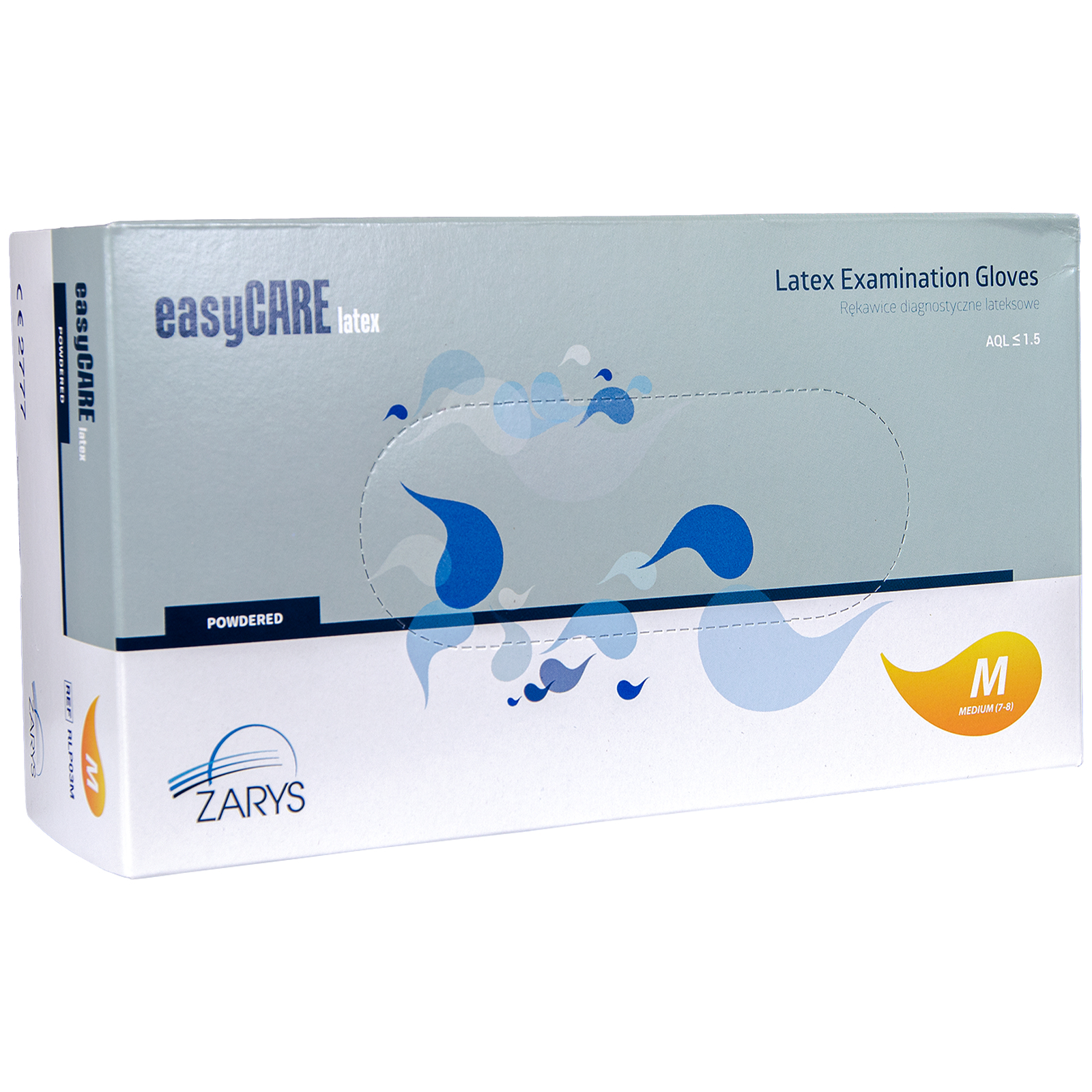 ZARYS easyCARE gepuderte Latex-Einweghandschuhe für diagnostische Zwecke ZARYS easyCARE gepuderte Latex-Einweghandschuhe für diagnostische Zwecke