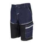 JEANS TECH BLUE rastezljive radne kratke hlače od denima